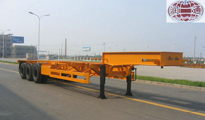 集裝箱骨架半掛車,集裝箱運輸半掛車 集裝箱半掛車 集裝箱半掛車報價集裝箱平板 - 山東梁王二手油脂設備購銷公司 -產品資訊